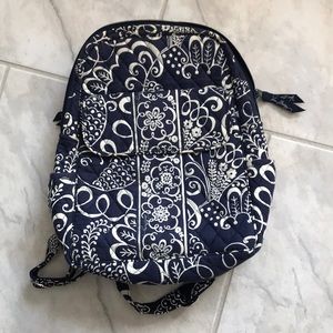 Vera Navy Floral Backpack